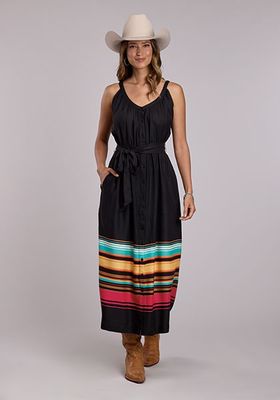 Ladies Stetson Pendleton Round-Up Stripe Border Dress