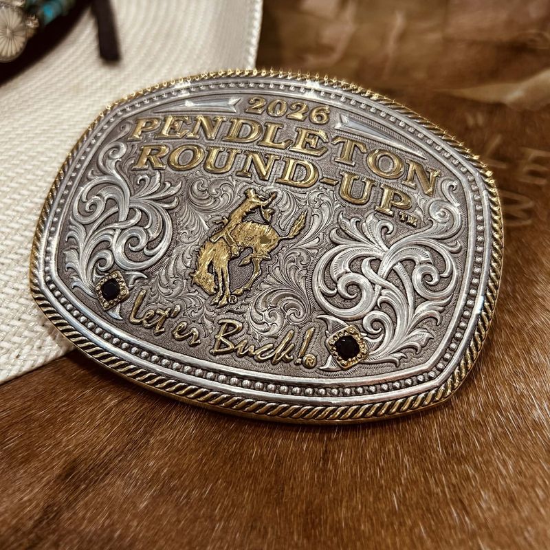 Official 2026 Pendleton Round-Up Buckle