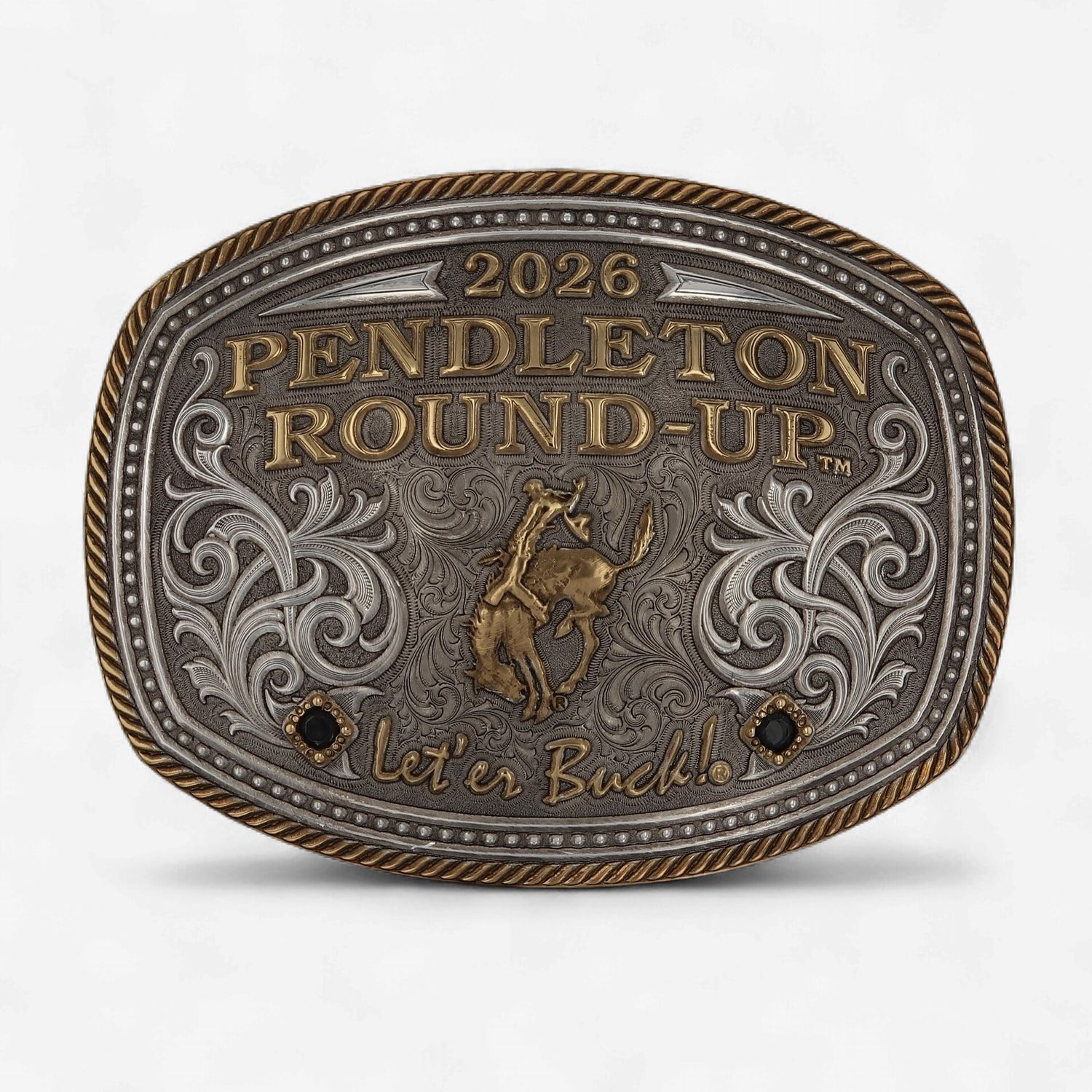 Official 2026 Pendleton Round-Up Buckle