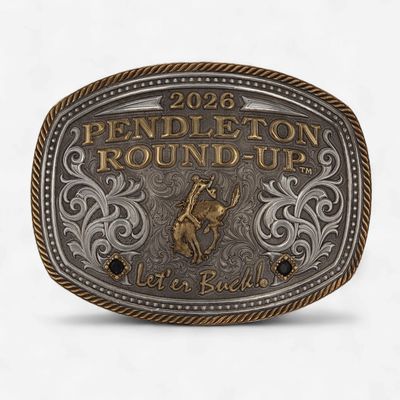 Official 2026 Pendleton Round-Up Buckle