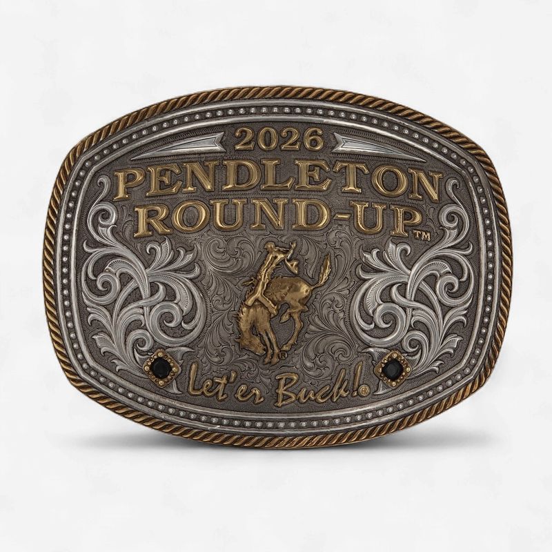 Official 2026 Pendleton Round-Up Buckle