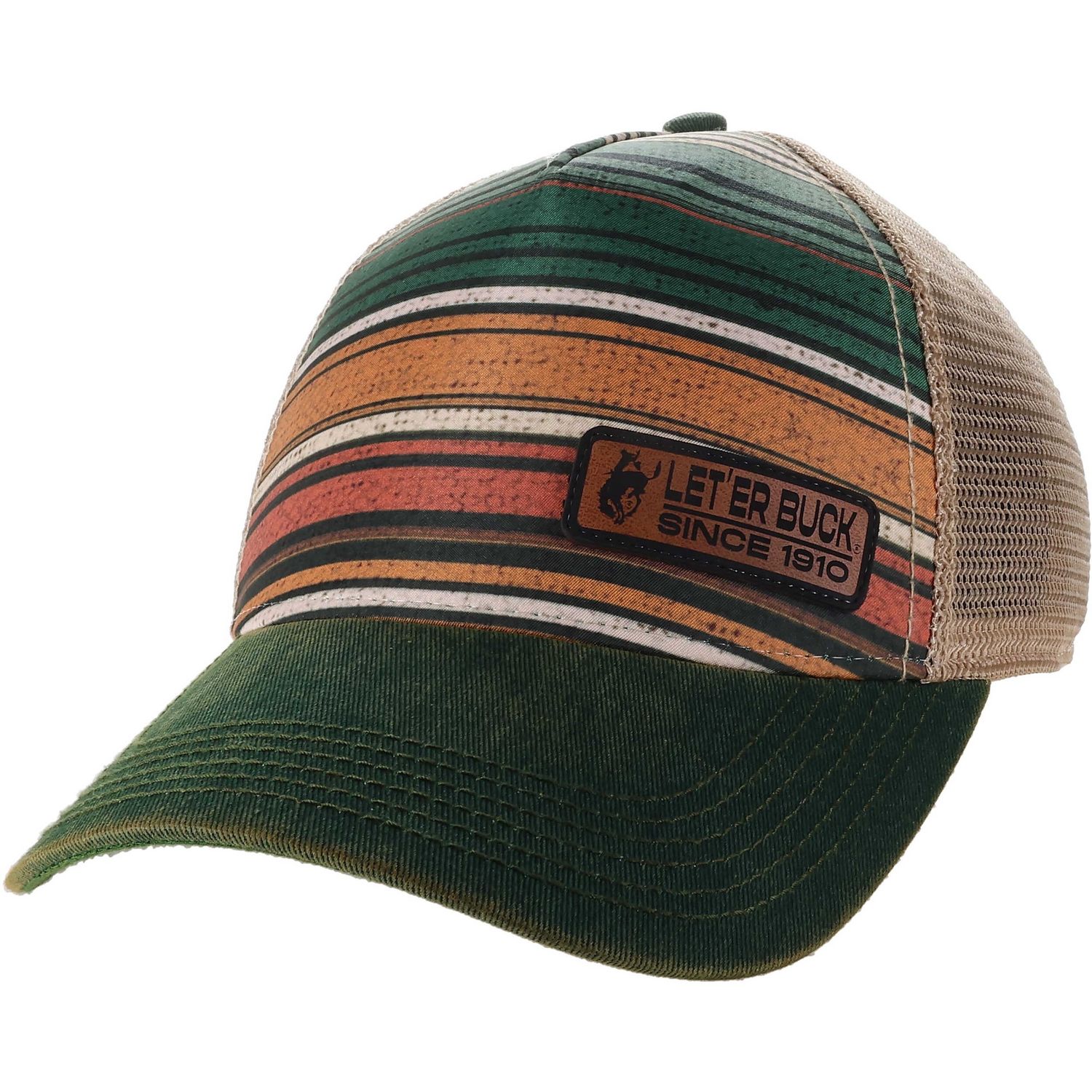 Pendleton Round-Up Green Stripe Hat