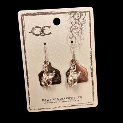 Pendleton Round-Up Boot Stitch Earrings