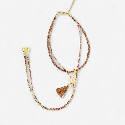 Pendleton Round-Up Lariat Horse Hair Necklace