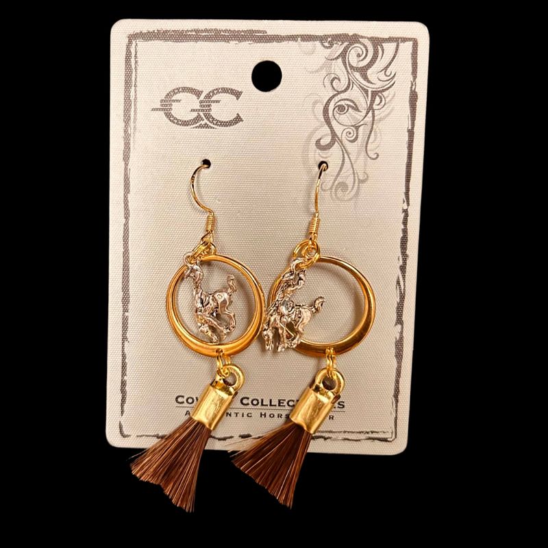Pendleton Round-Up Gold Rein Earrings