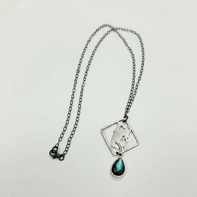 Pendleton Round-Up Labradorite Necklace