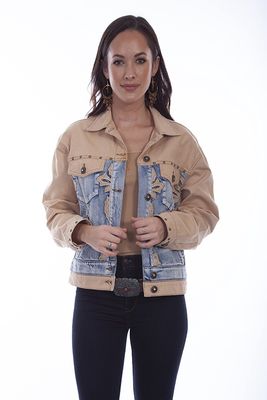 Pendleton Round-Up Scully Color Block Denim Jacket