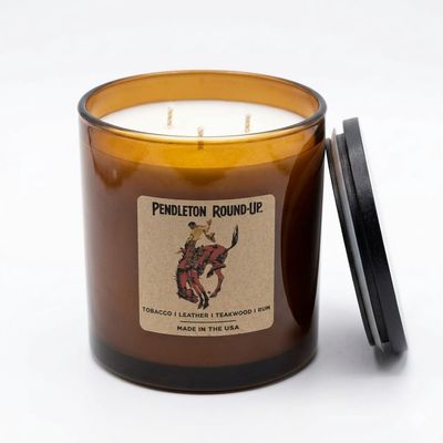 Pendleton Round-Up Tobacco Rum 3-Wick Candle