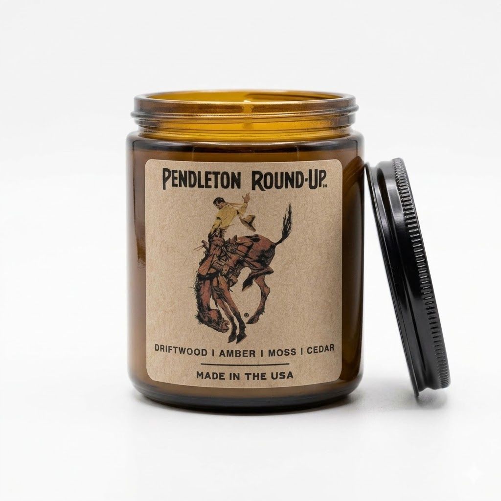 Pendleton Round-Up Driftwood Candle