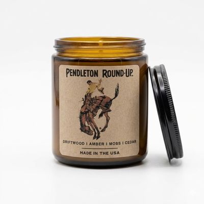Pendleton Round-Up Driftwood Candle