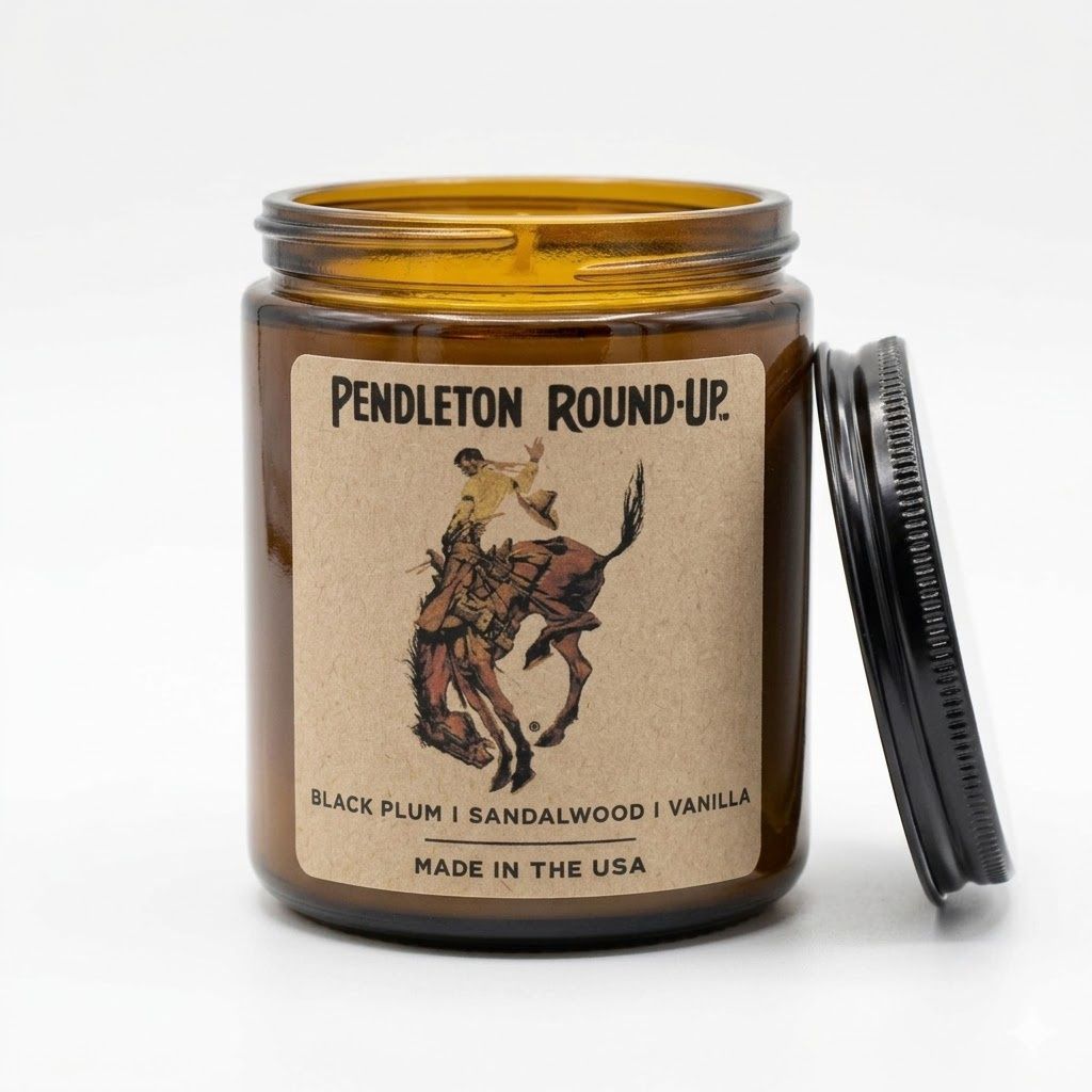 Pendleton Round-Up Cashmere Candle