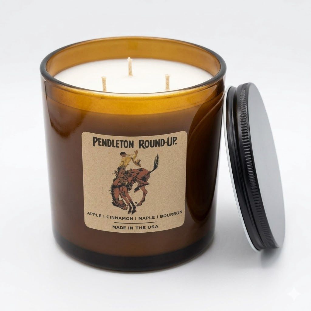 Pendleton Round-Up Apple Pie 3-Wick Candle