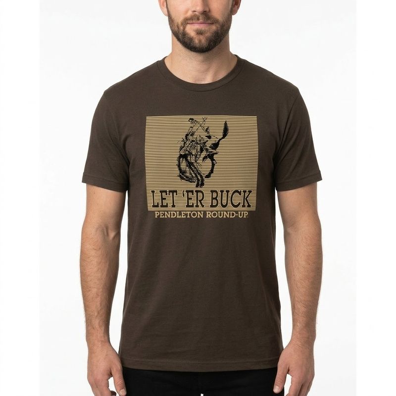 Men's Pendleton Round-Up Throwback Lined  Tee