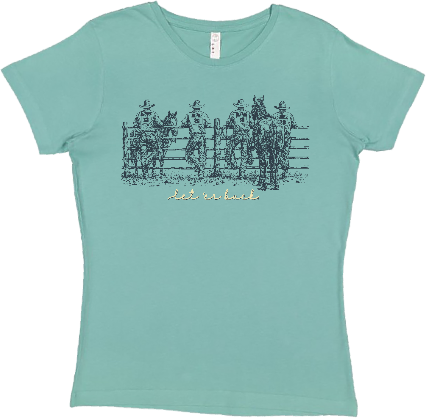 Ladies Pendleton Round-Up Cowboy Tee