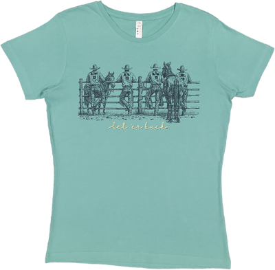 Ladies Pendleton Round-Up Cowboy Tee