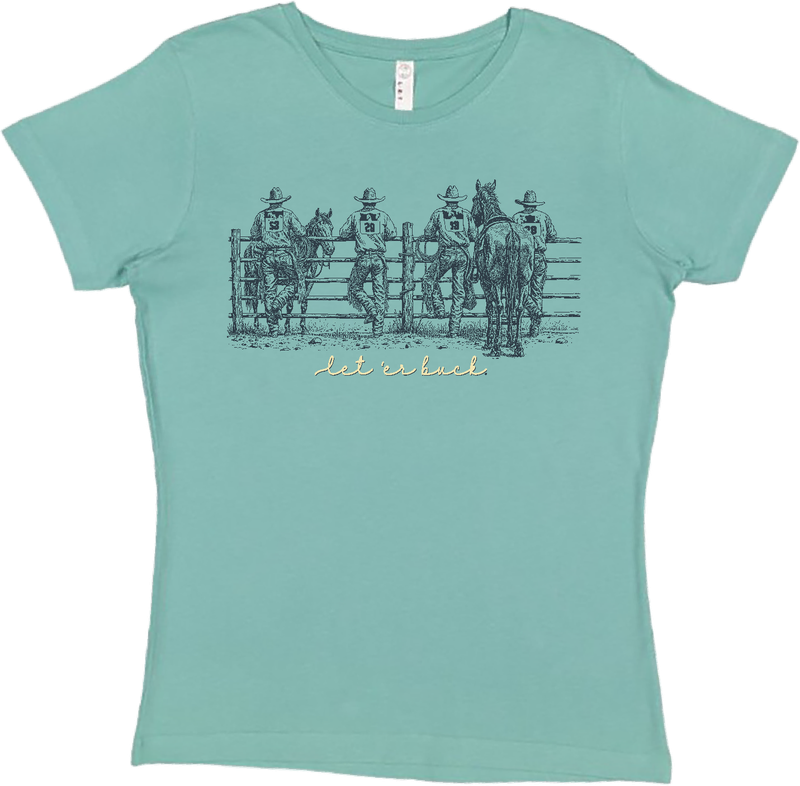 Ladies Pendleton Round-Up Cowboy Tee