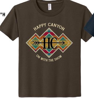 Youth Happy Canyon Icon Weave Tee, size: XS