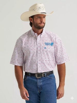 Men's Wrangler Pendleton Round-Up Fireworks Short Sleeve Button