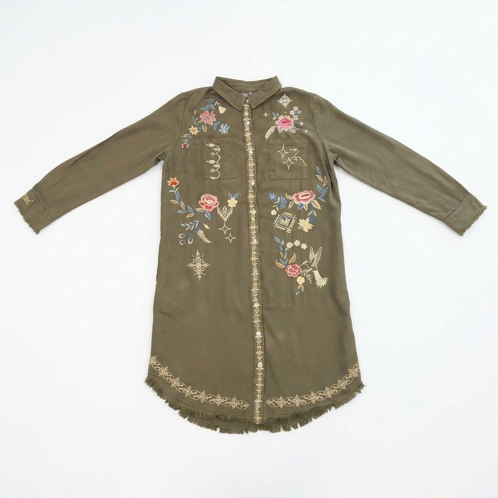 Ladies Kyla Seo Pendleton Round-Up Green Wendy Dress, size: S