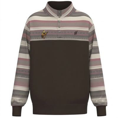 Men's Hooey Pendleton Round-Up Brown Stripe Stevie Hoodie