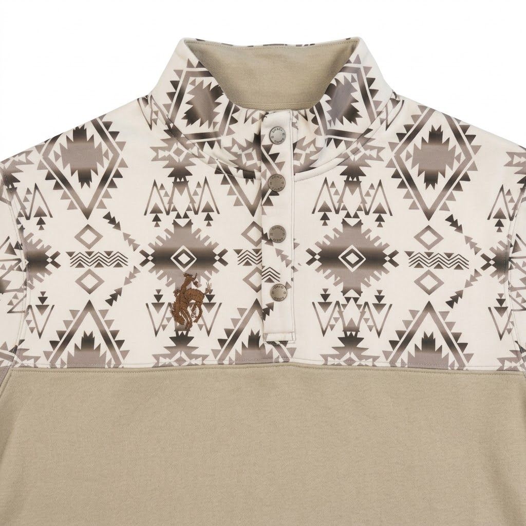 Men's Hooey Pendleton Round-Up Tan Stripe Stevie Hoodie, size: S