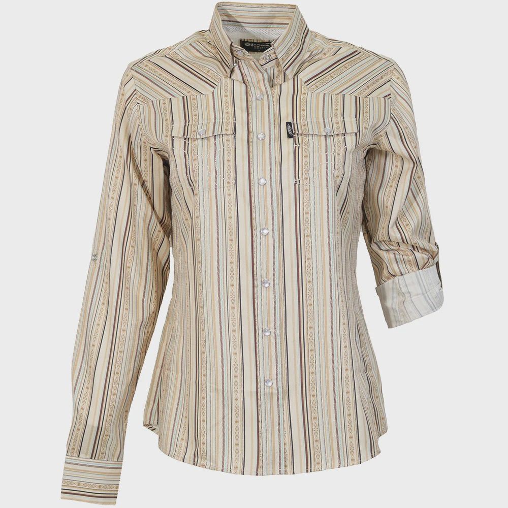 Ladies Hooey Pendleton Round-Up Sol Long Sleeve Snap