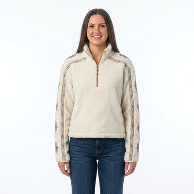 Ladies Hooey Pendleton Round-Up Mia Fleece Pullover