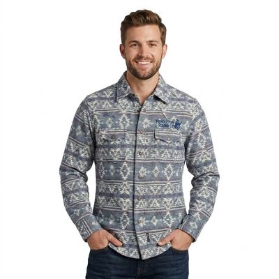 Men's Wrangler Retro Pendleton Round-Up Navy Aztec