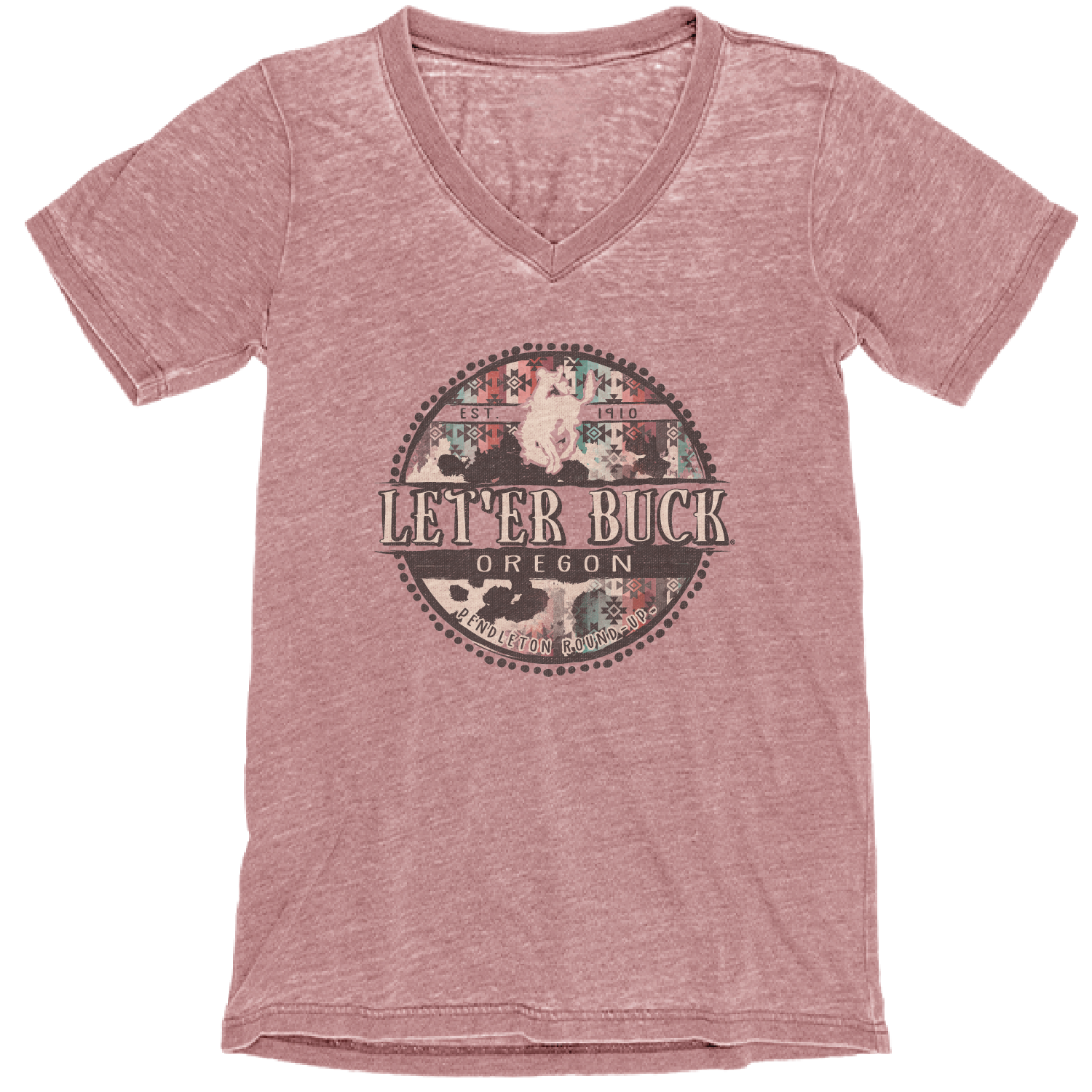 Ladies Pendleton Round-Up Wippersnap Tee
