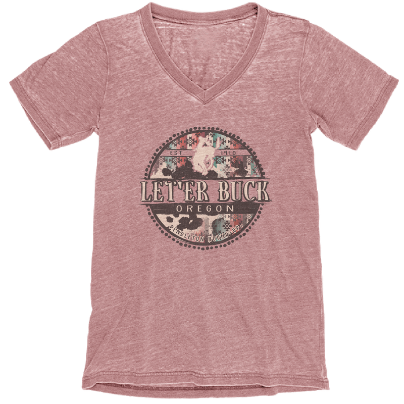 Ladies Pendleton Round-Up Wippersnap Tee