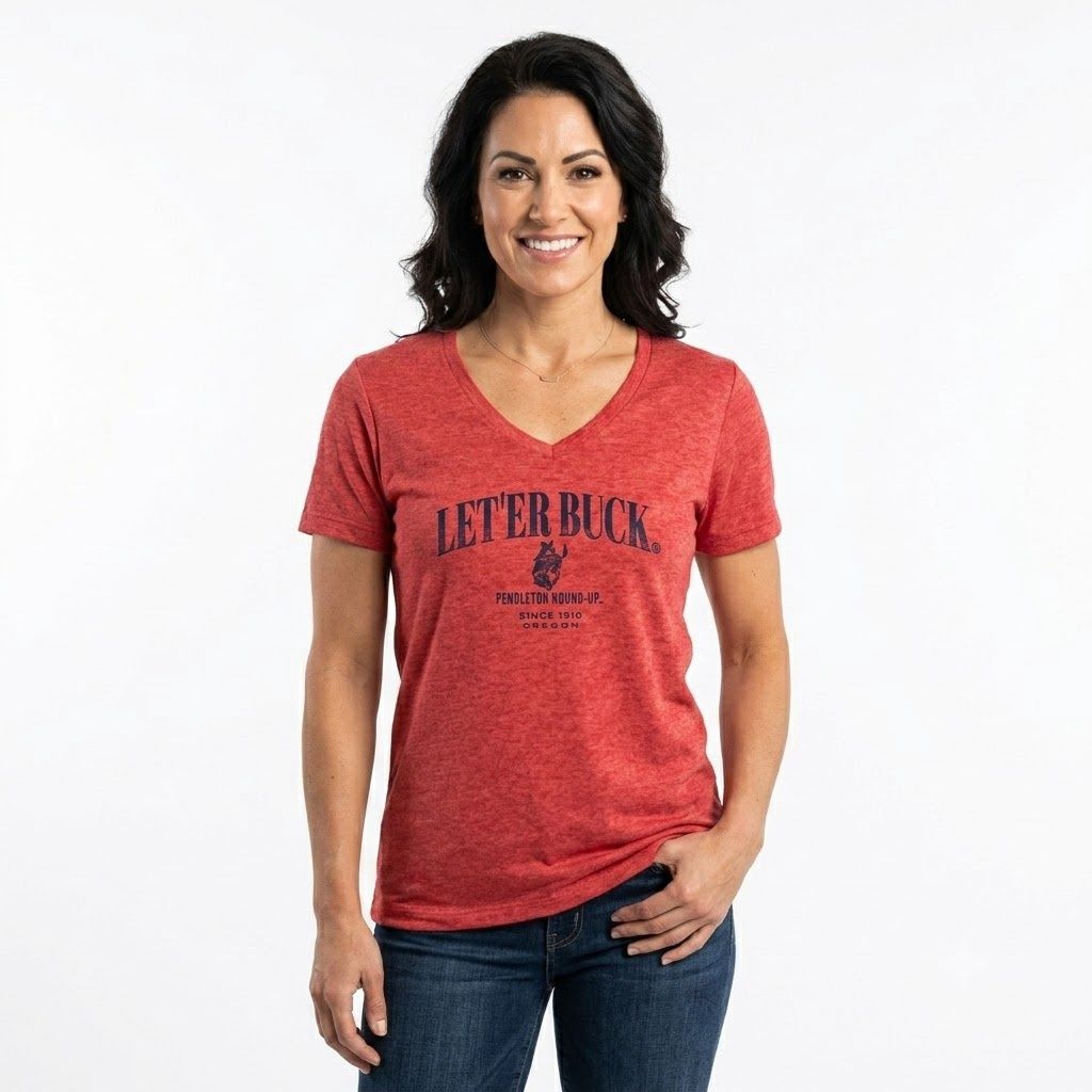Ladies Pendleton Round-Up Peppermill Tee