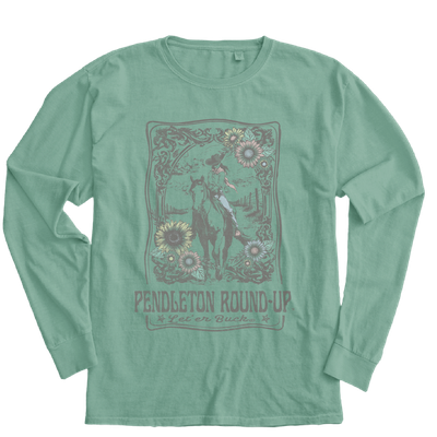 Pendleton Round-Up Lagoon Tipton Cowgirl Long Sleeve Tee