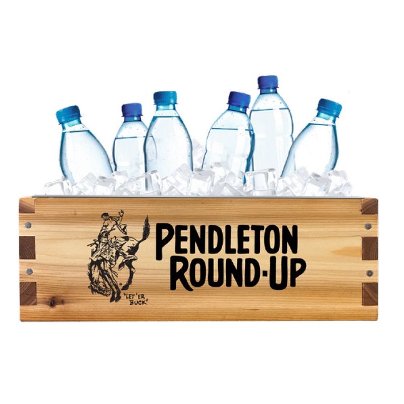 Pendleton Round-Up Wood Cooler