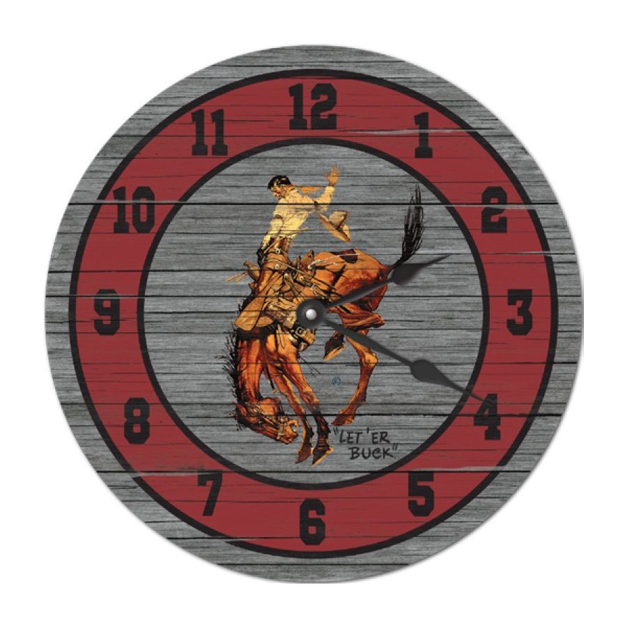 Pendleton Round-Up Wood Clock