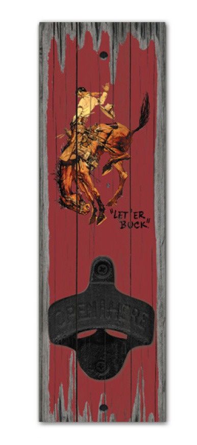 Pendleton Round-Up Red Wall Mount Bottle Opener