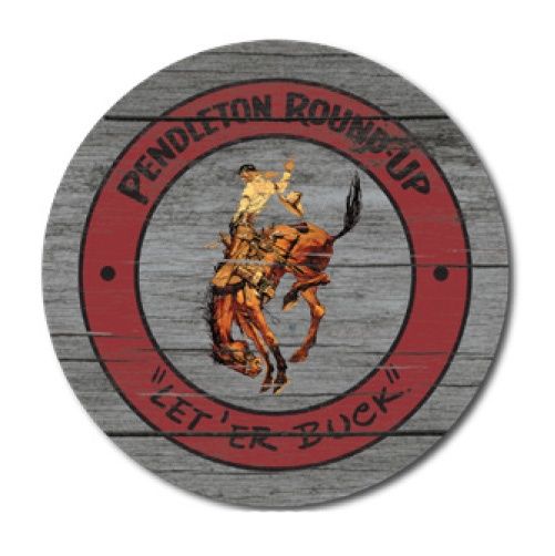 Pendleton Round-Up Wood Magnet