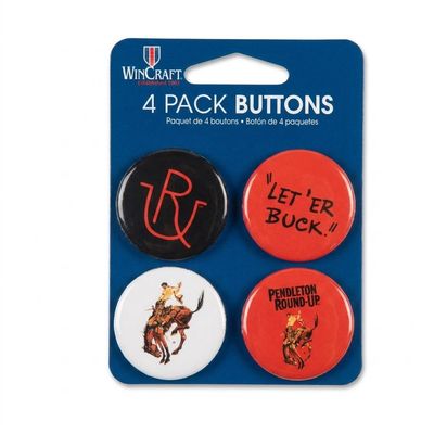 Pendleton Round-Up 4-Pack Button Set