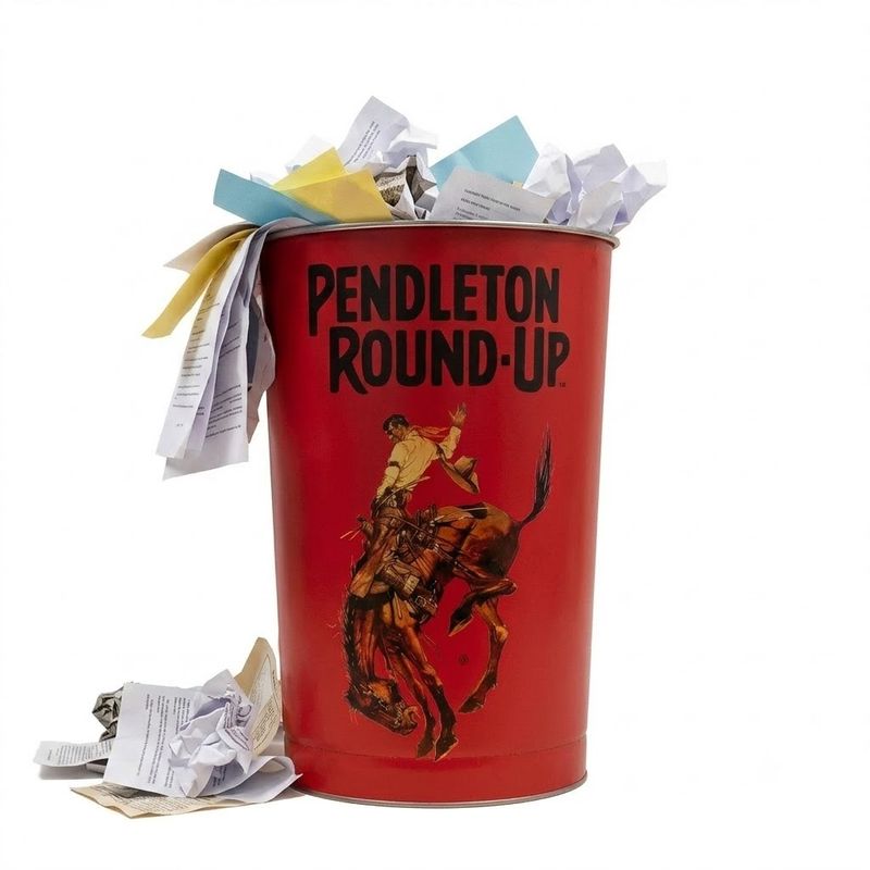 Pendleton Round-Up Wastebasket