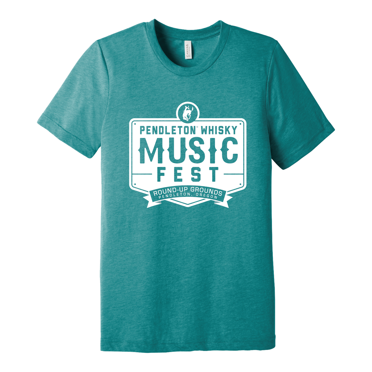 Men's Teal Pendleton Whisky Music Fest Tee, size: S
