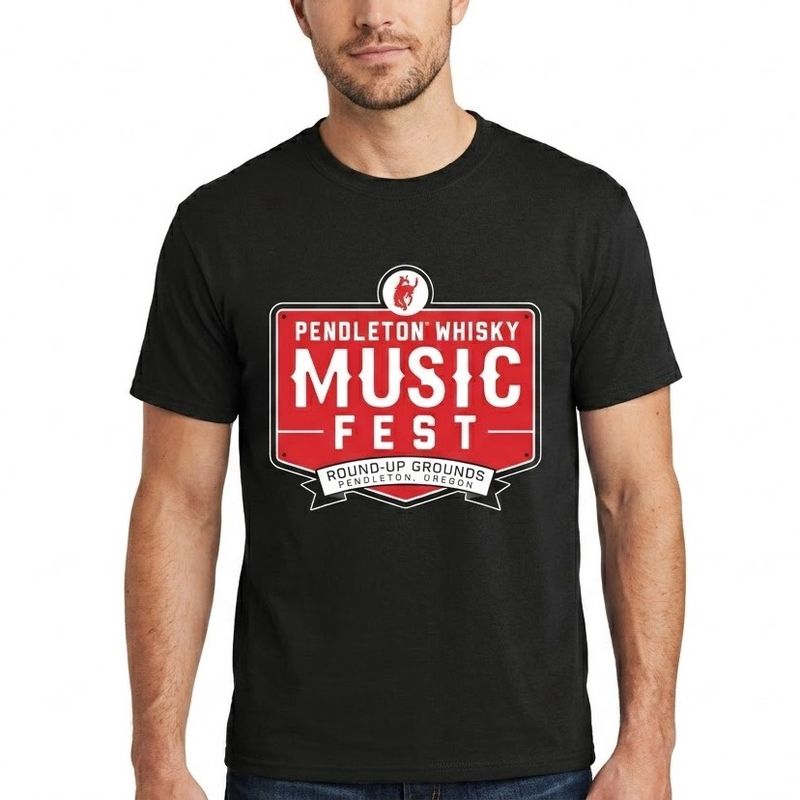 Men's Black Pendleton Whisky Music Fest Tee