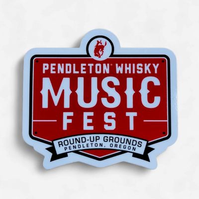 Pendleton Whisky Music Fest Sticker