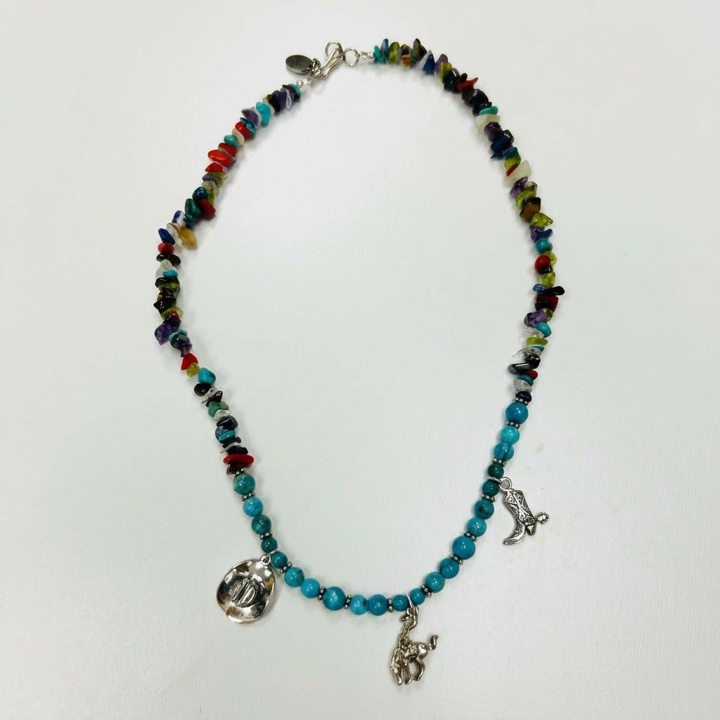 Pendleton Round-Up Western Charm Necklace