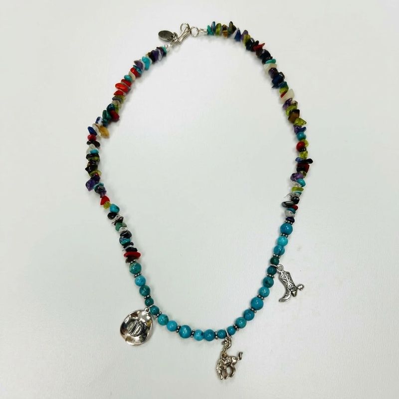 Pendleton Round-Up Western Charm Necklace