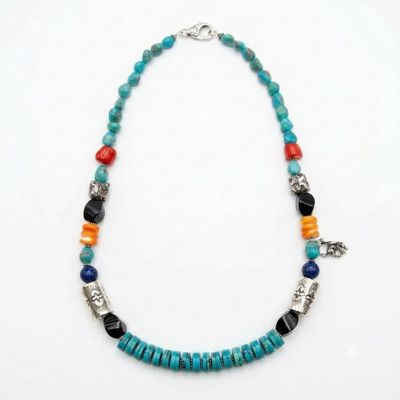Pendleton Round-Up Stone Necklace
