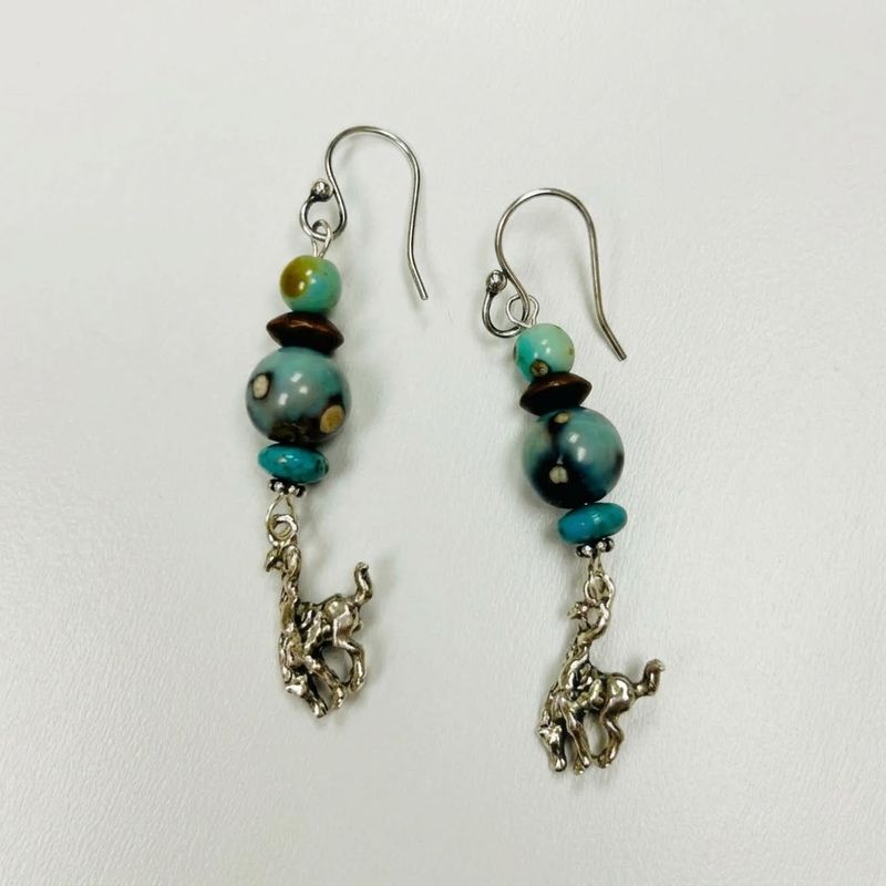 Pendleton Round-Up Dragon Skin Jasper Earrings