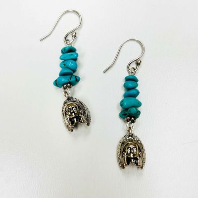 Happy Canyon Multi Stone Turquoise Earrings