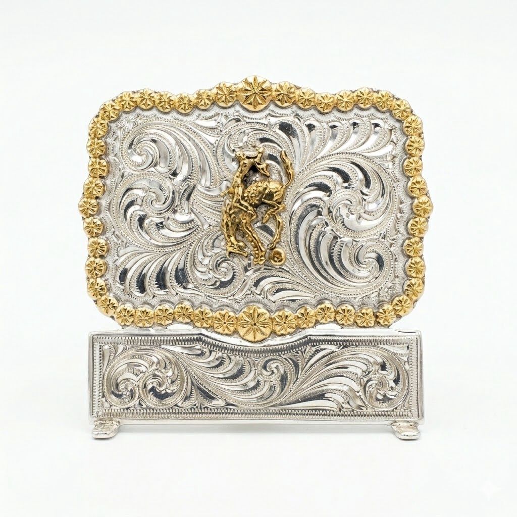 Pendleton Round-Up Montana Silversmiths  Hat Buckle