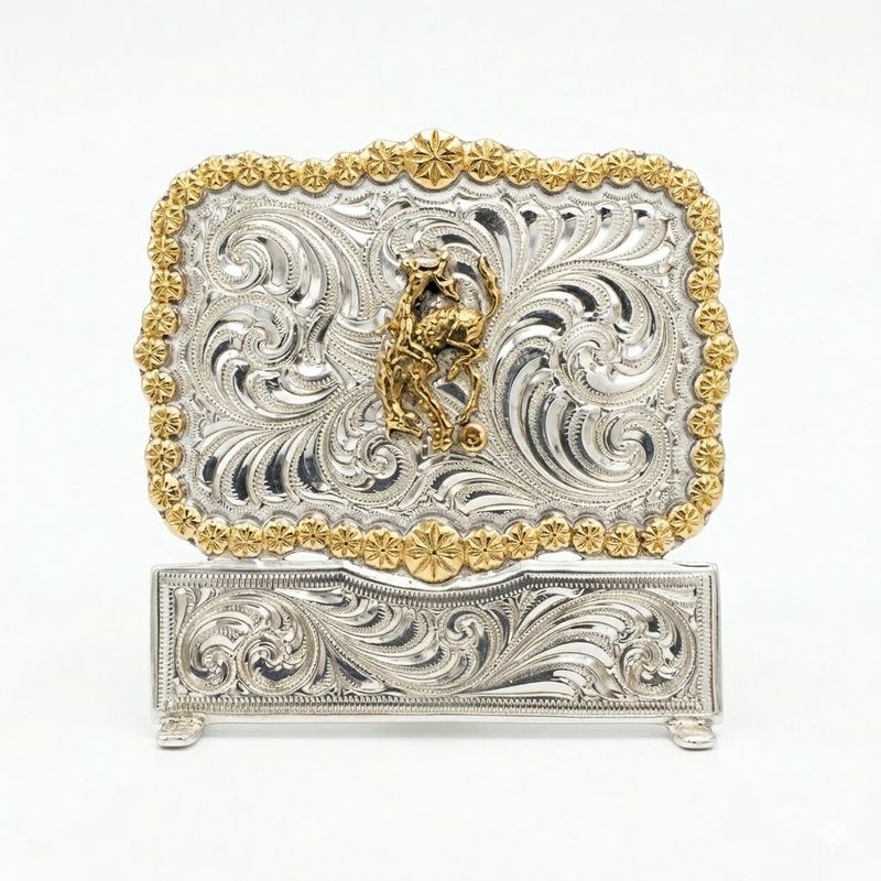 Pendleton Round-Up Montana Silversmiths  Hat Buckle
