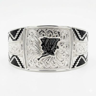 Happy Canyon Montana Silversmiths Aztec Cuff
