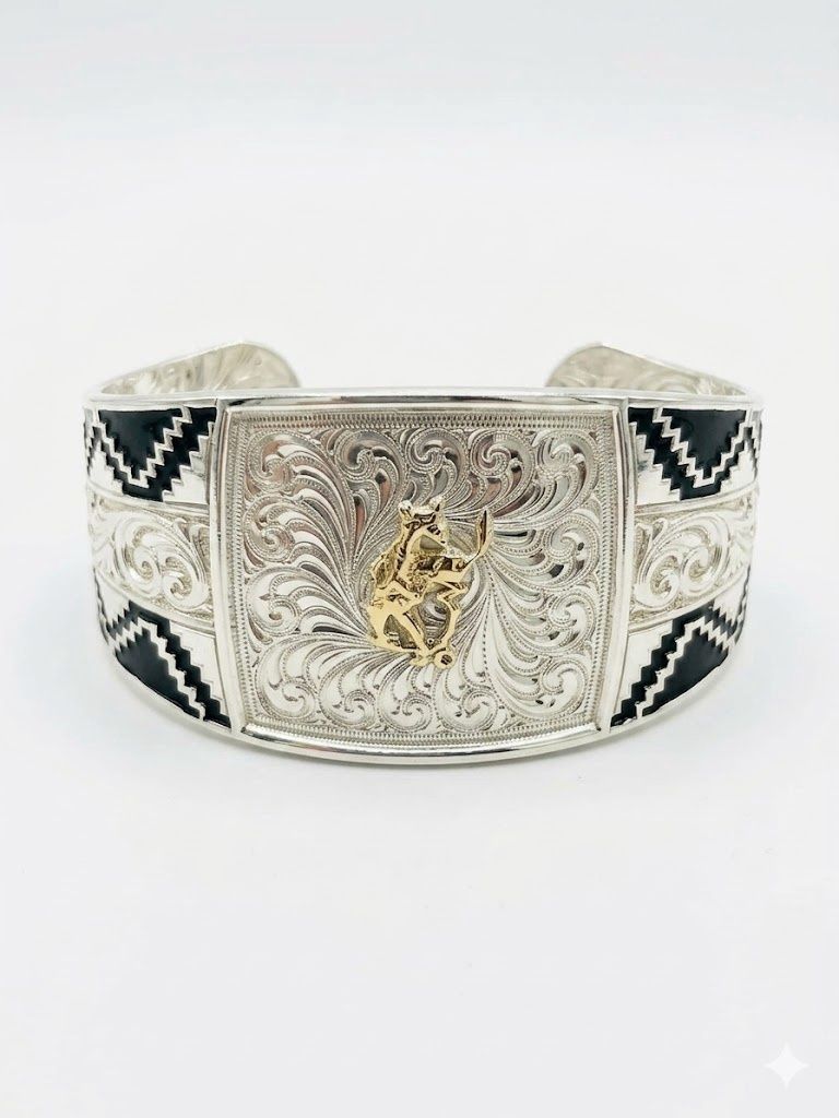 Pendleton Round-Up Montana Silversmiths Aztec Cuff